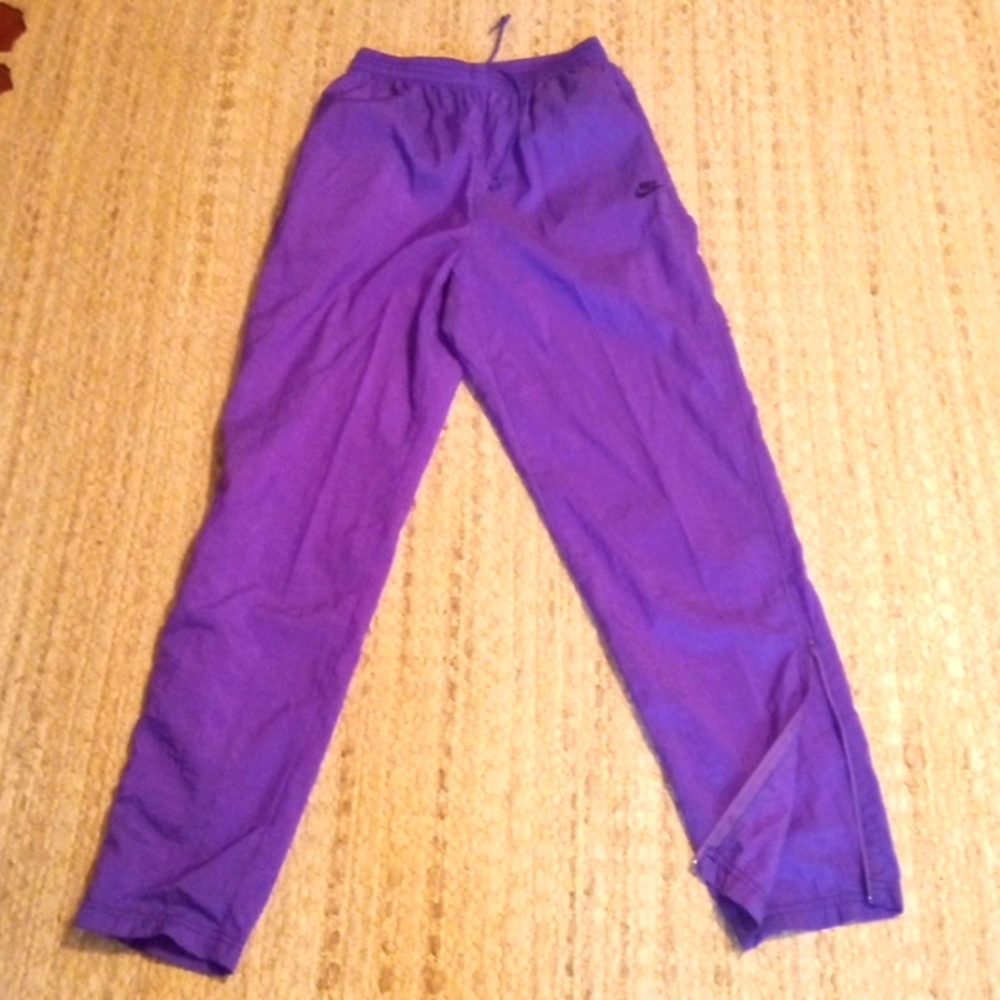 Women's Nike medium vintage purple track pants